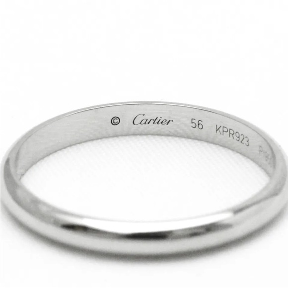 Cartier platinum band 2.5 mm - Picture 5 of 8